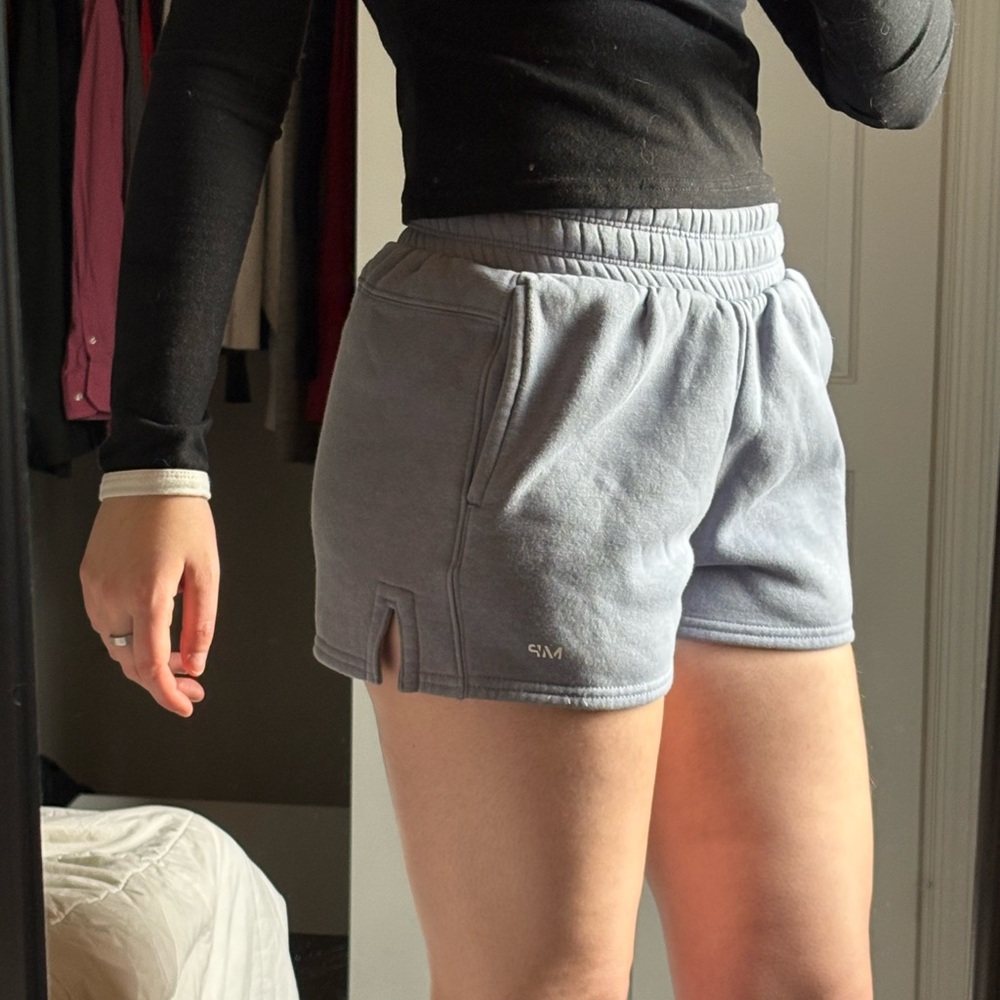 MP Activewear Dusty Blue Sweatshorts S
